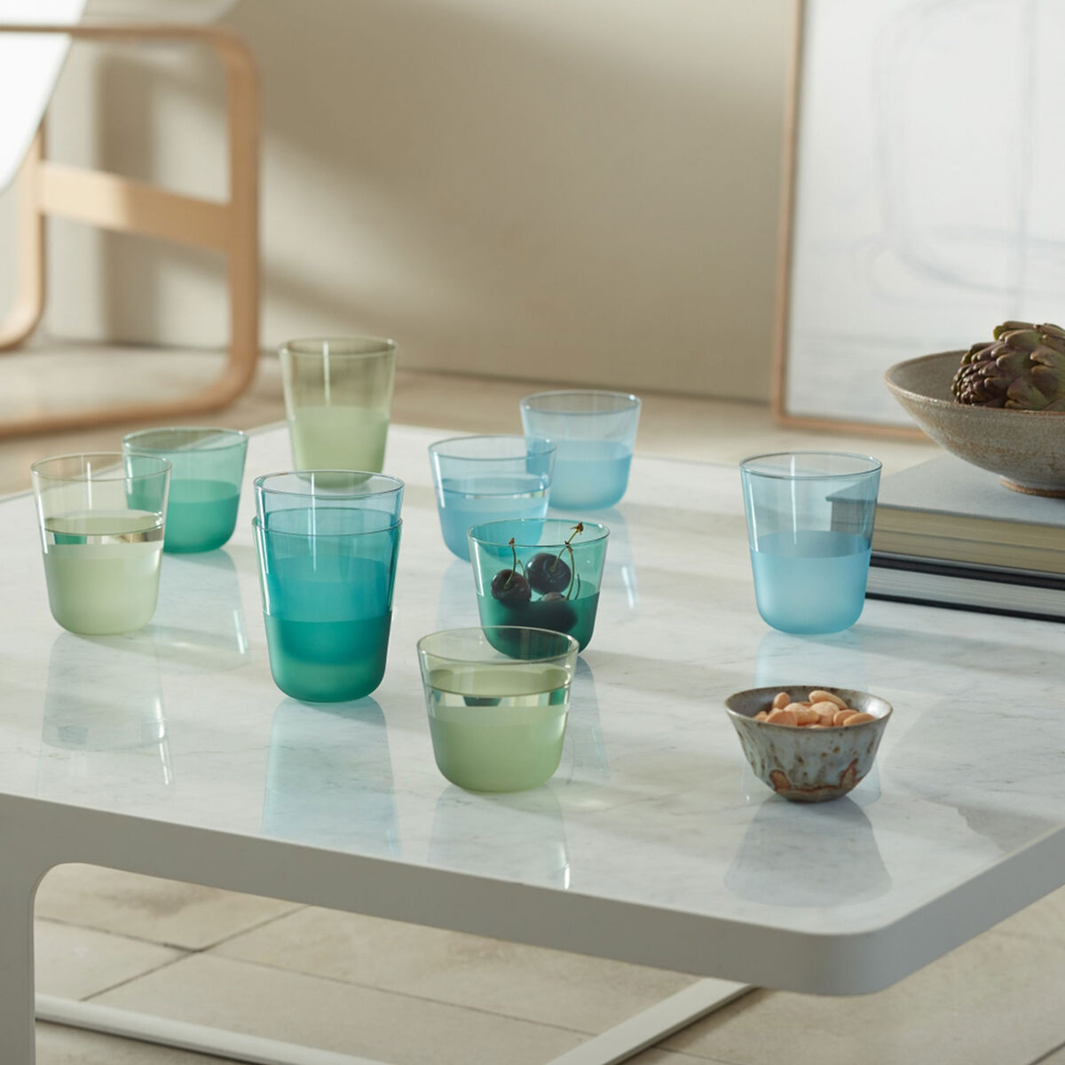 LSA Arc Contrast Moss dricksglas, 2-pack