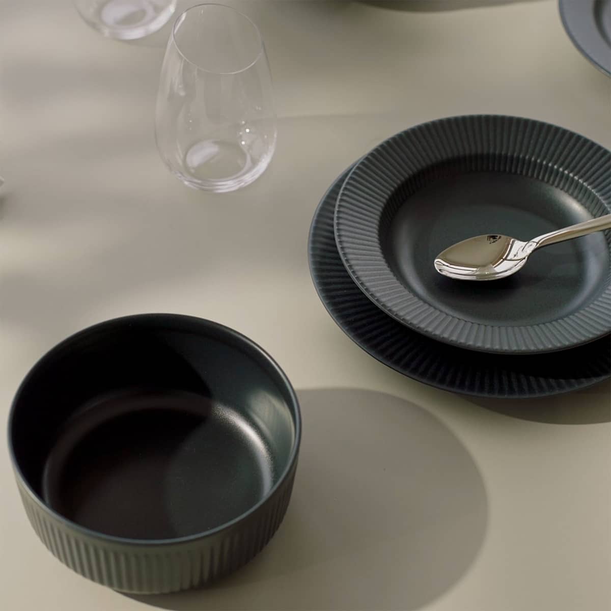 Legio Nova Black lunchtallrik 22 cm