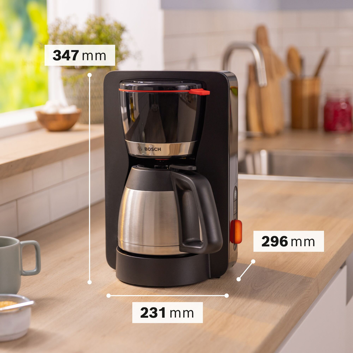 MyMoment Kaffemaskine med termokande, sort
