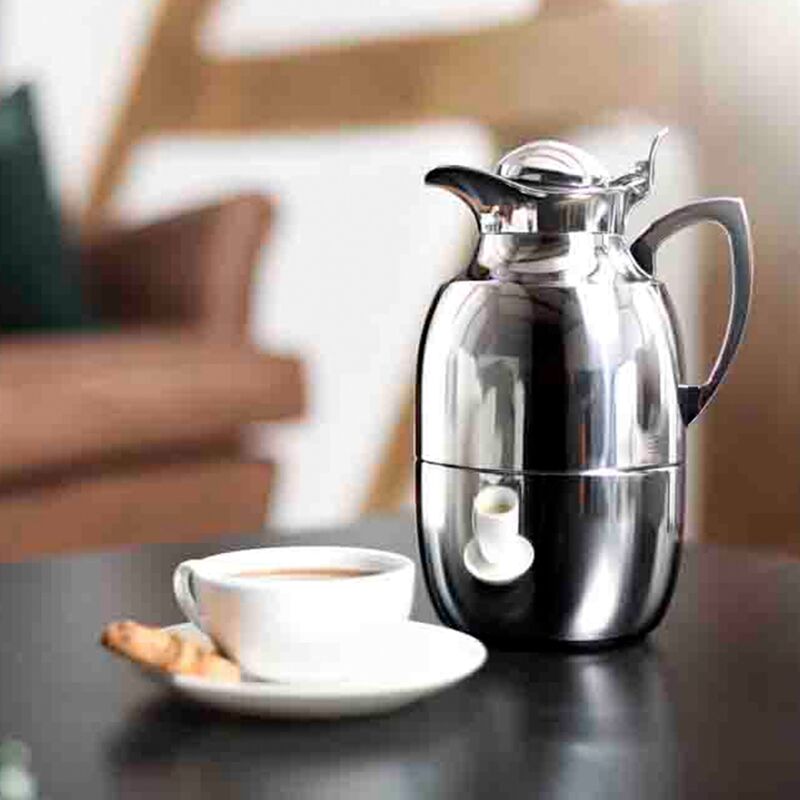 Juwel termokande rustfrit stål 1 liter, krom