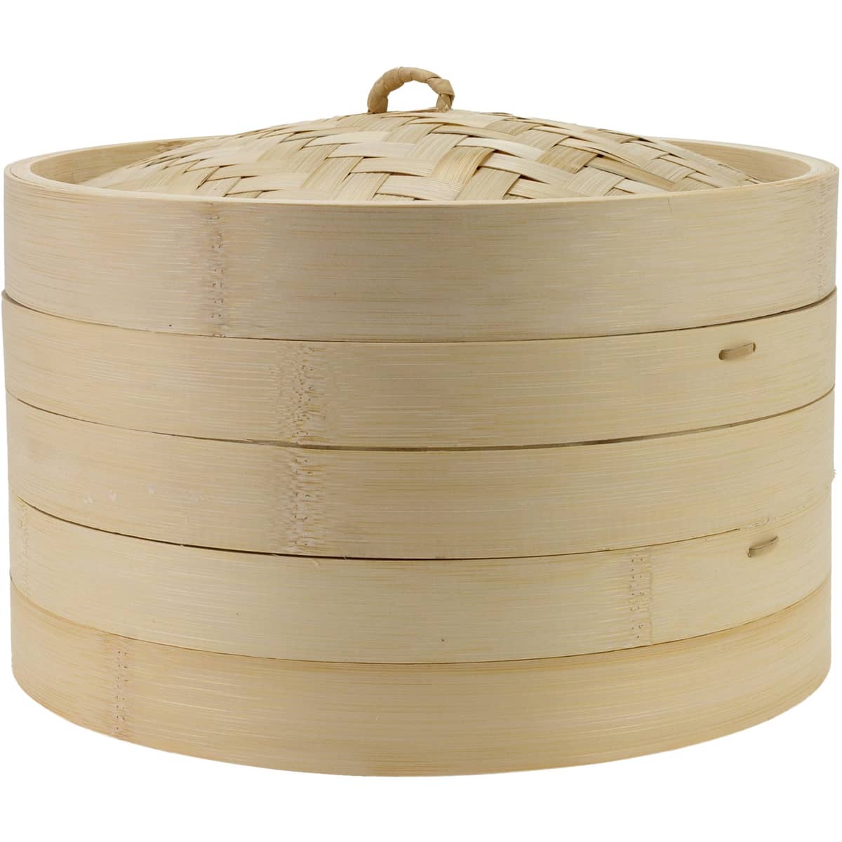 Ångkokare bambu 27 cm, 2 lager med lock
