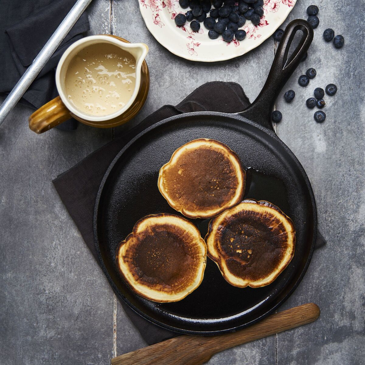 Pannekakepanne Støpejern 27 cm