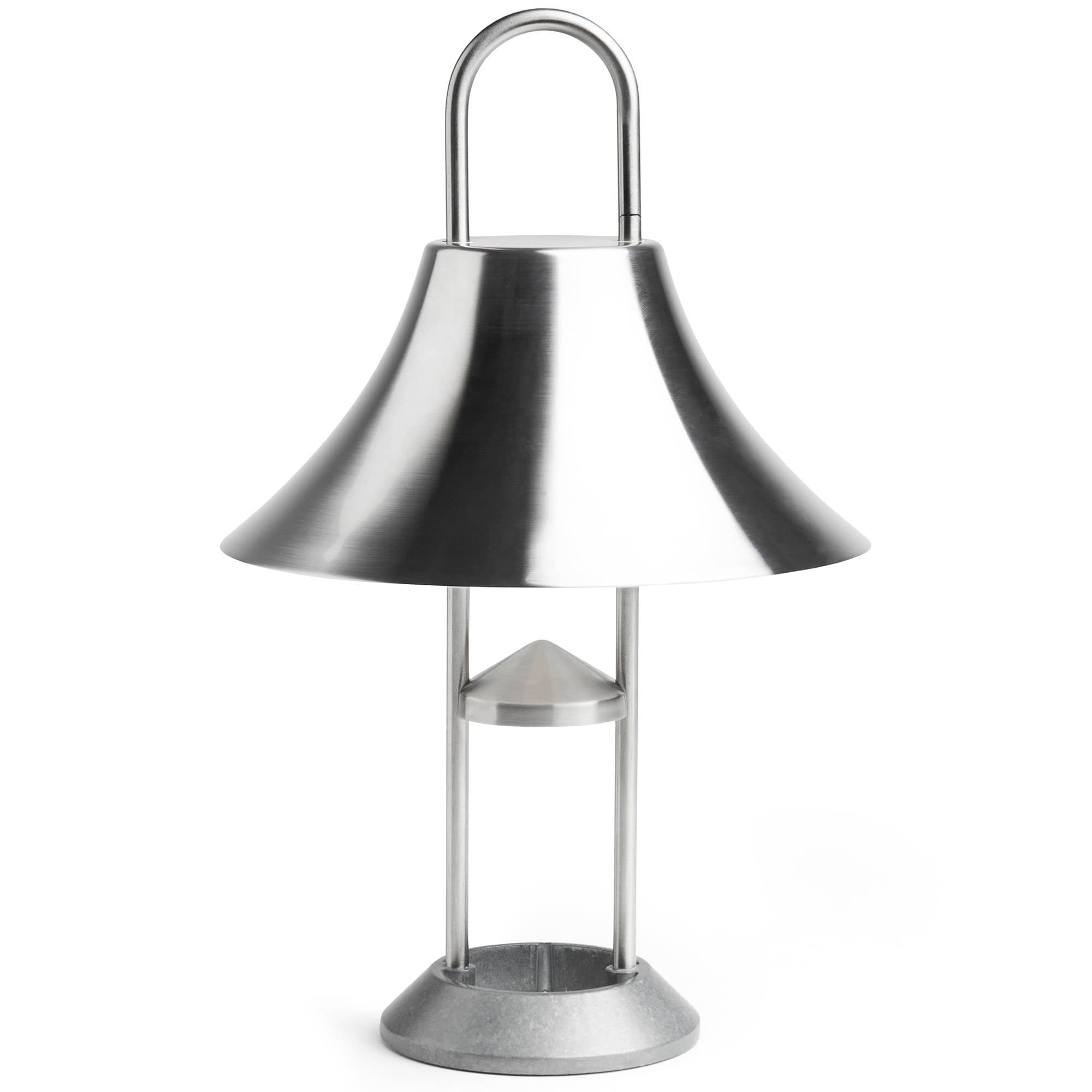 Mousqueton portabel bordlampe 30,5 cm Brushed stainless steel