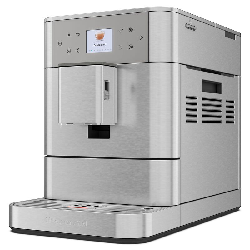 KF6 espressomaskin, rostfritt stål