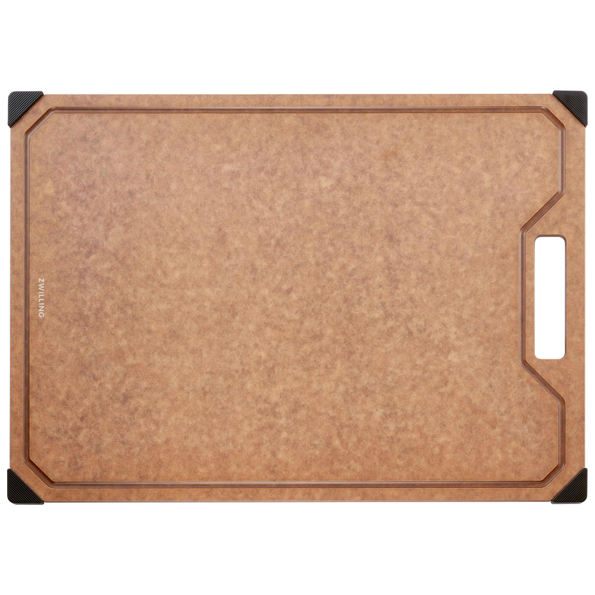 Zwilling skärbräda large, brun