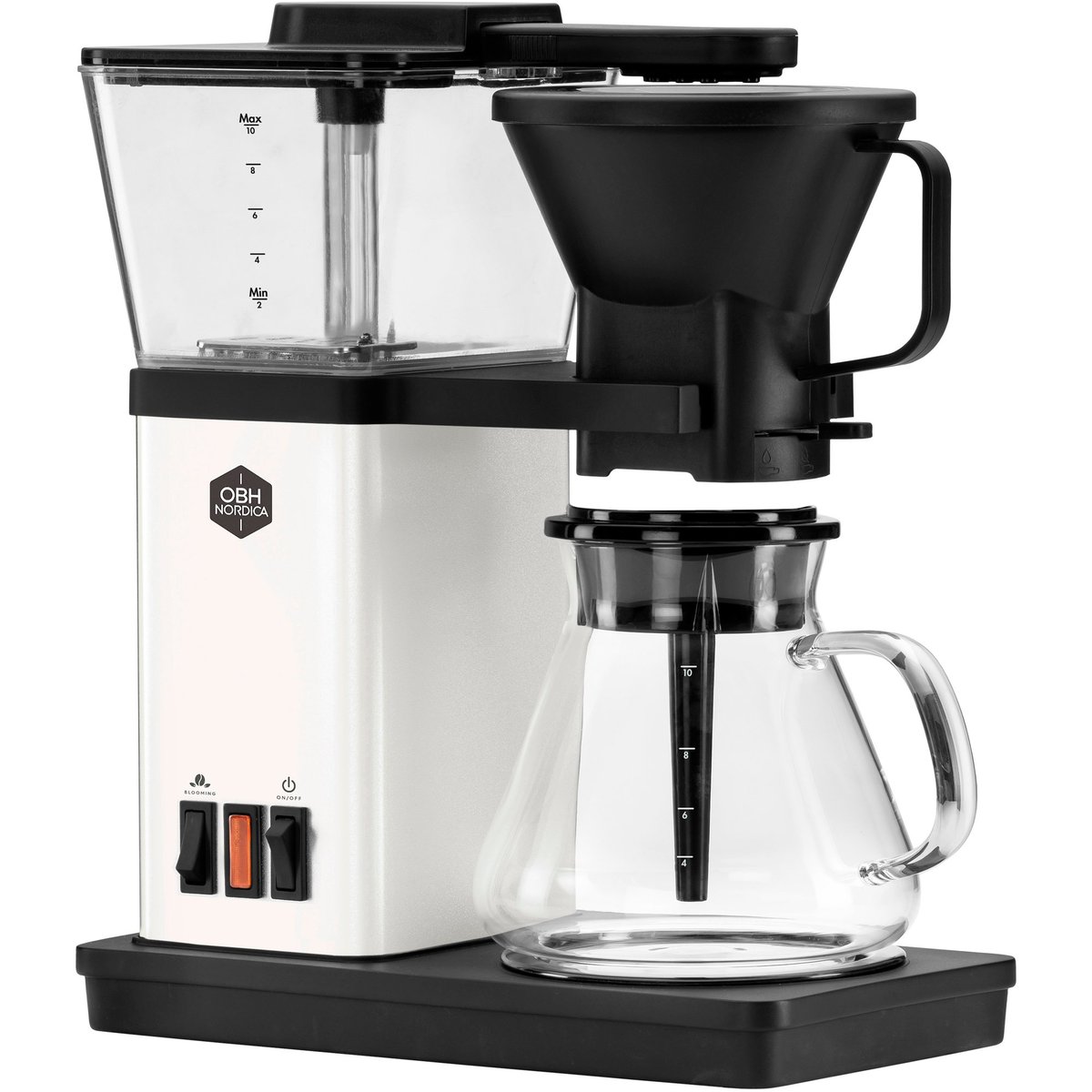 Blooming Coffee Maker 1,25 litraa, valkoinen