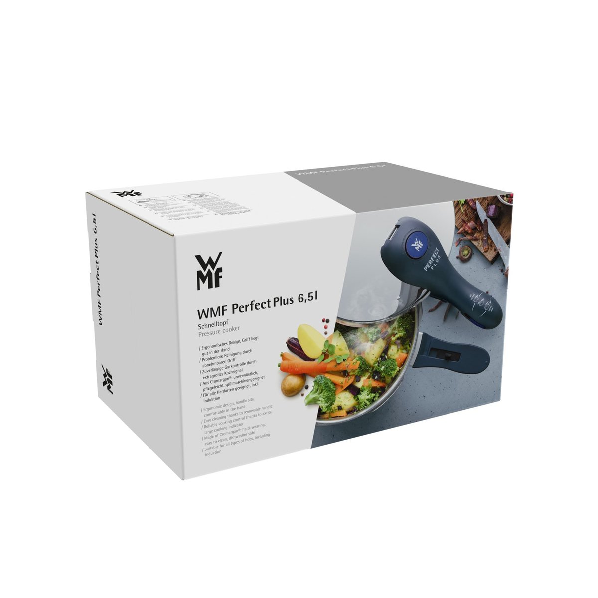 Perfect Plus trykkoger med dampindsats 6,5 liter