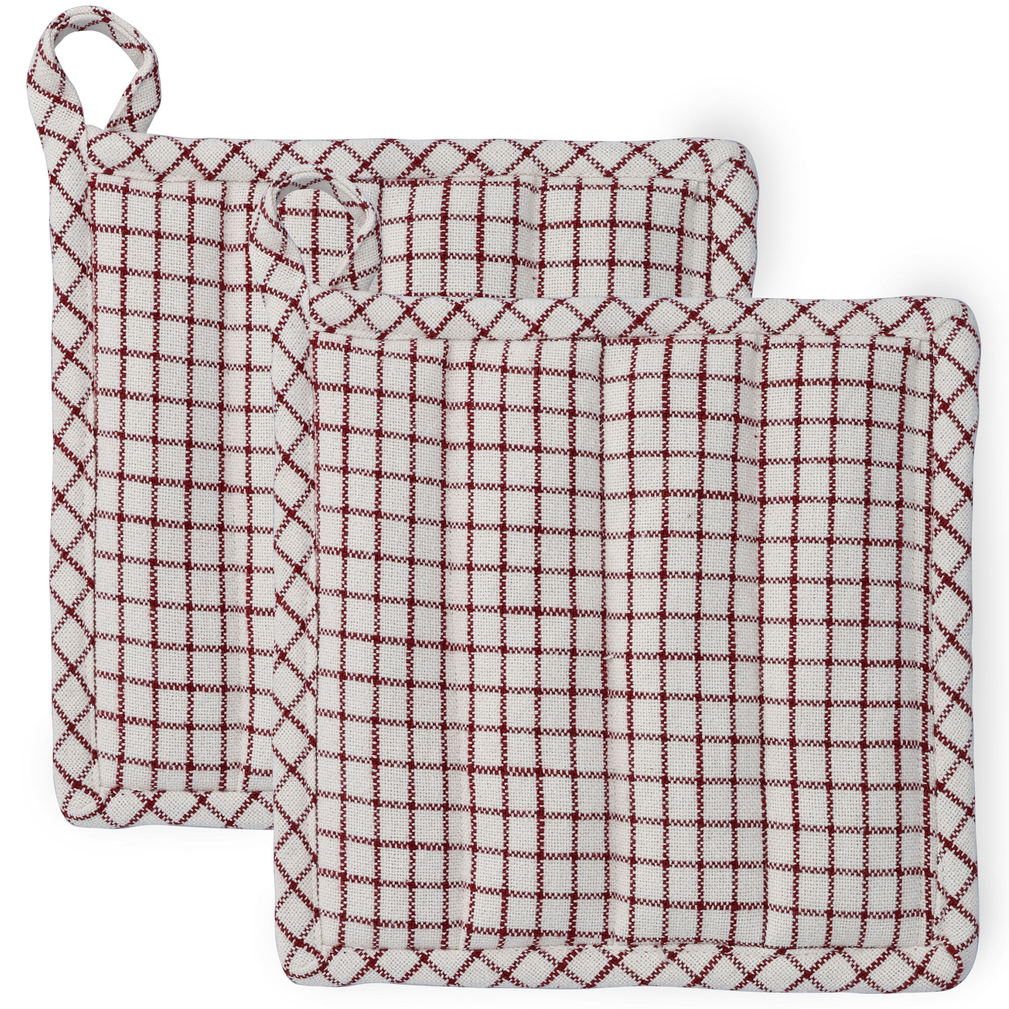 Rosendahl Textiles Garn grydelapper 22 x 22 cm 2-pak, terrakotta