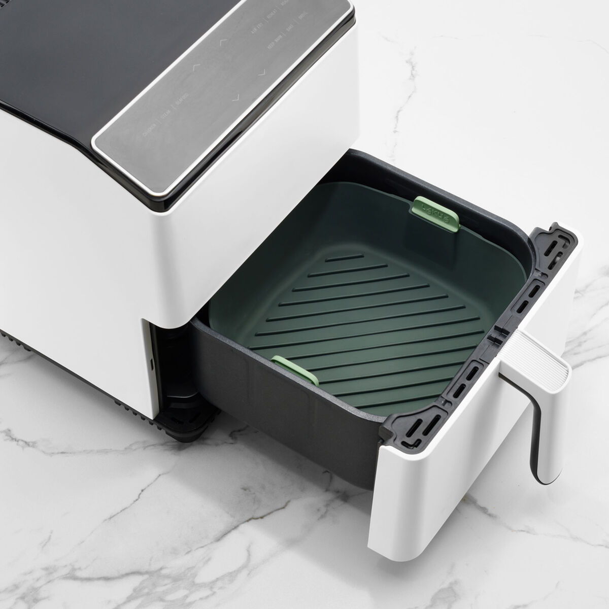 Kurv til airfryer large, grå