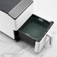 Kurv til airfryer large, grå