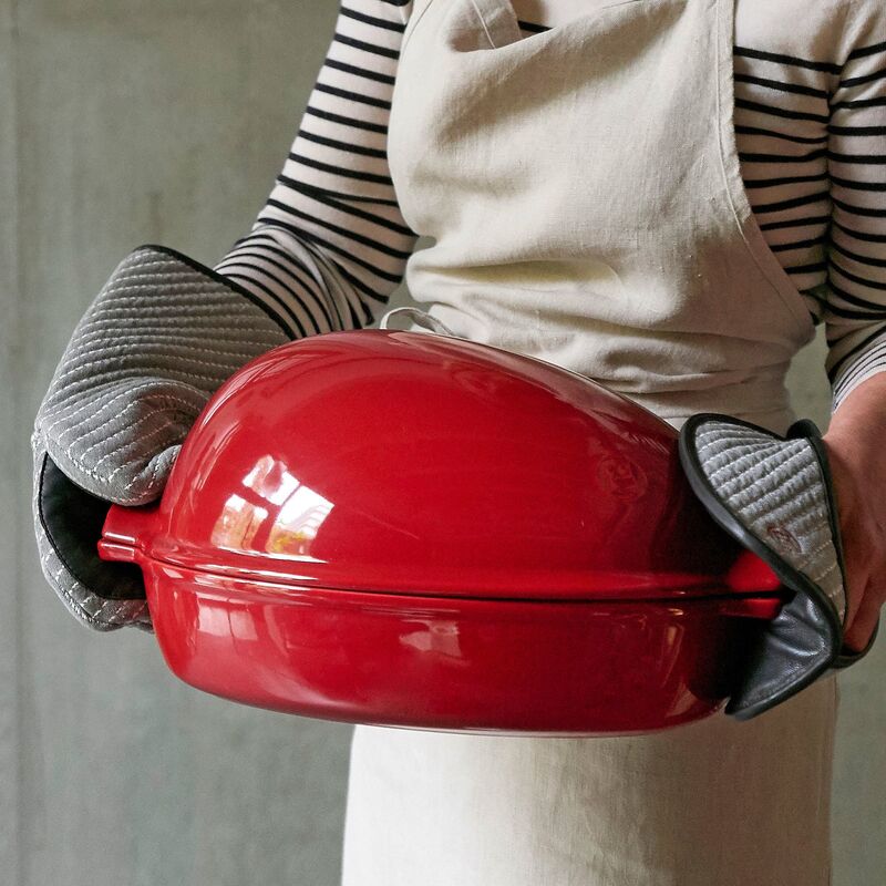 Stekegryte (L) 9 liter, rød