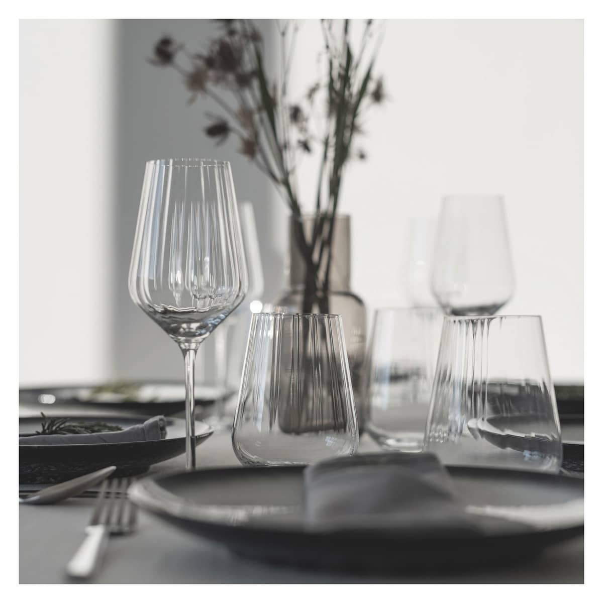 Sternschliff vattenglas med tryck, 2-pack