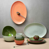 Confetti soikea vati 36 × 25,5 cm, pistachio