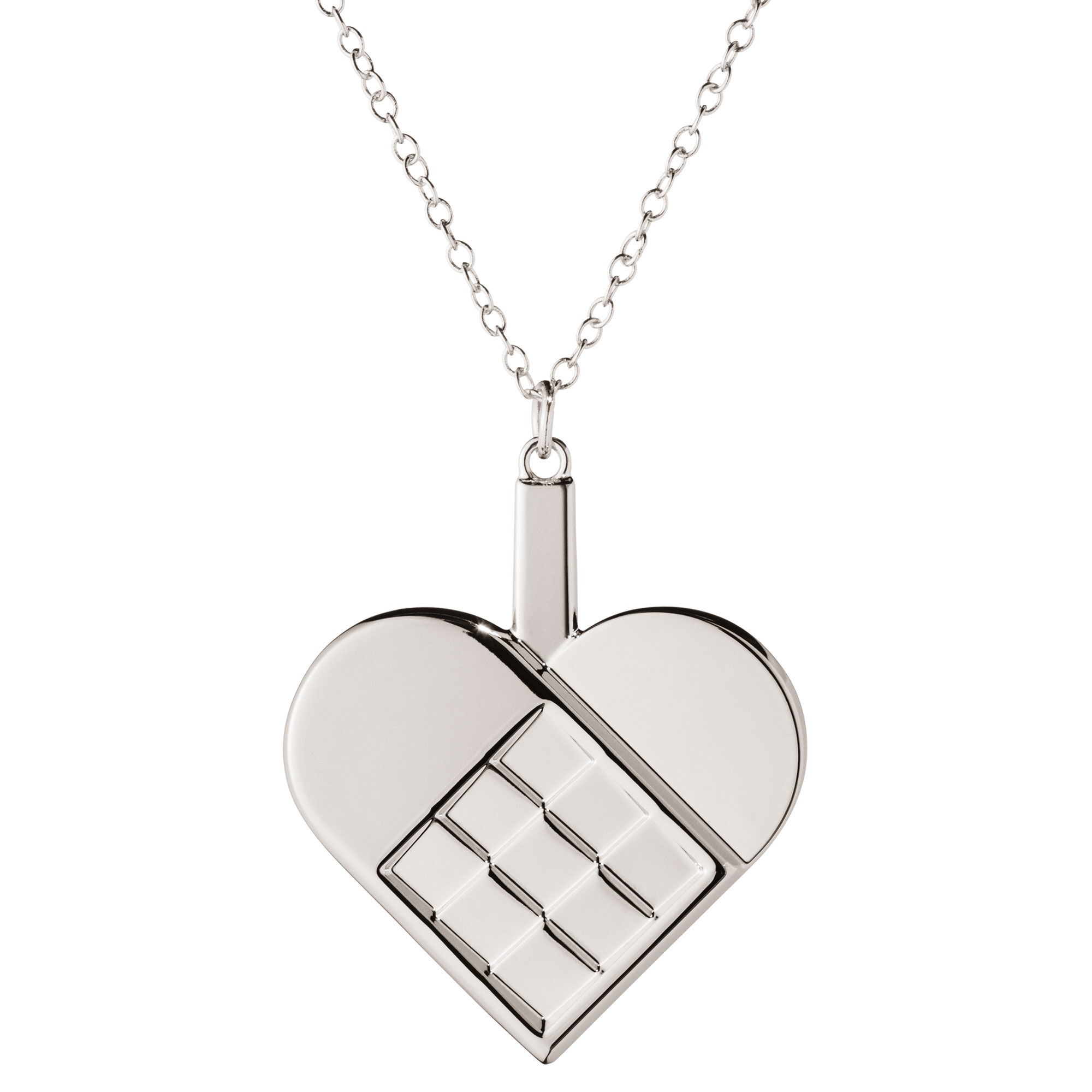 Georg Jensen CC 2025 Hjärta julprydnad, palladiumplätering