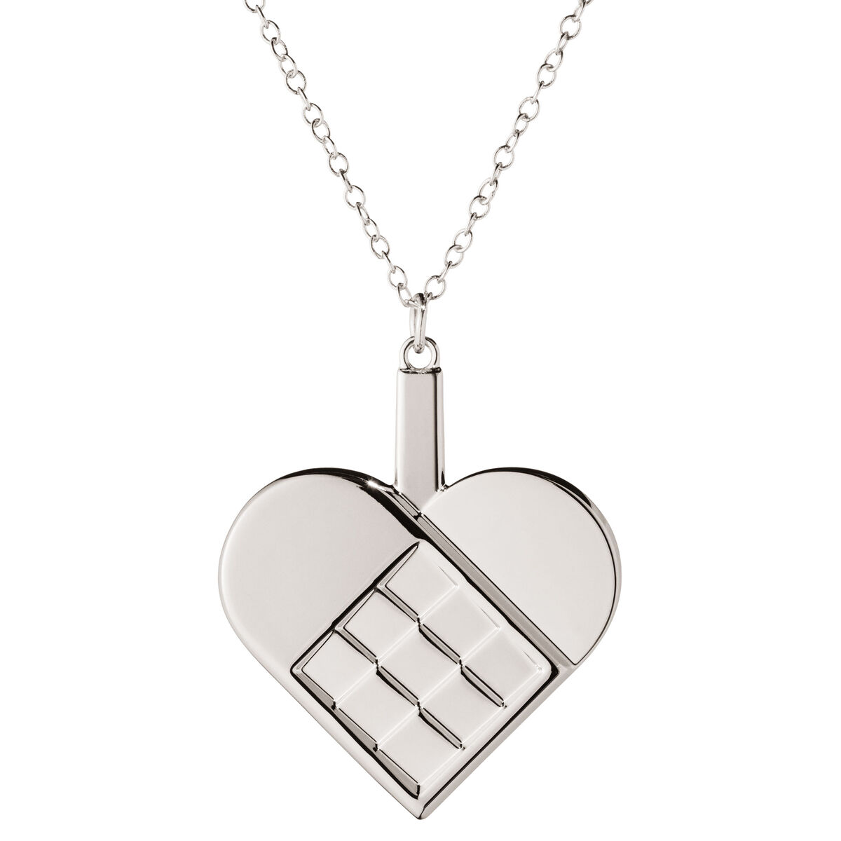 Georg Jensen CC 2025 Julepynt hjerte, palladiumbelagt