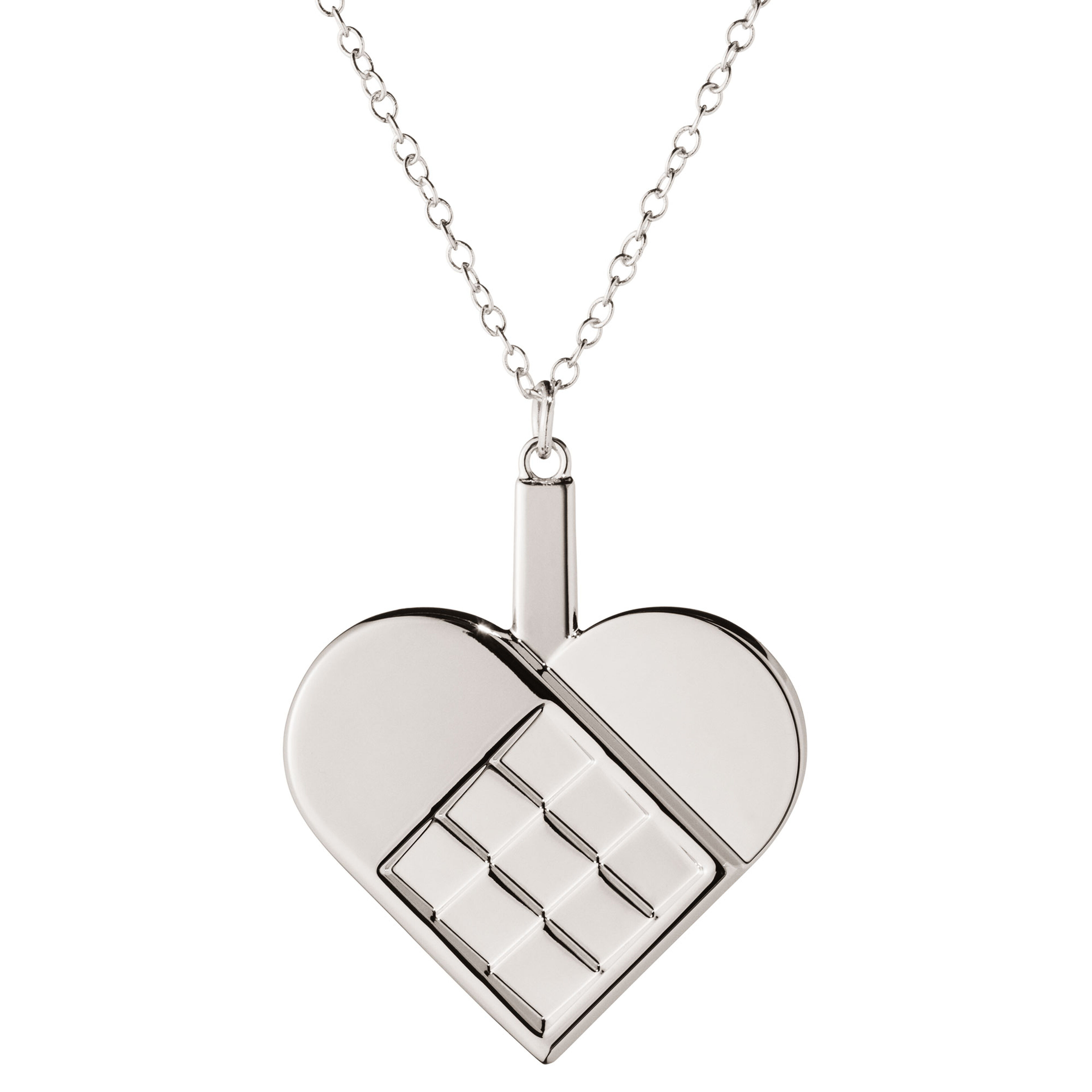 Georg Jensen CC 2025 Sydän joulukoriste, palladium-pinnoite