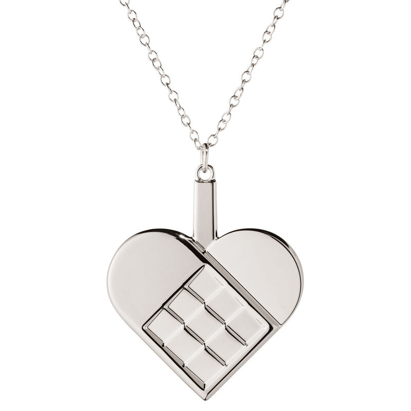 Georg Jensen CC 2025 Sydän joulukoriste, palladium-pinnoite