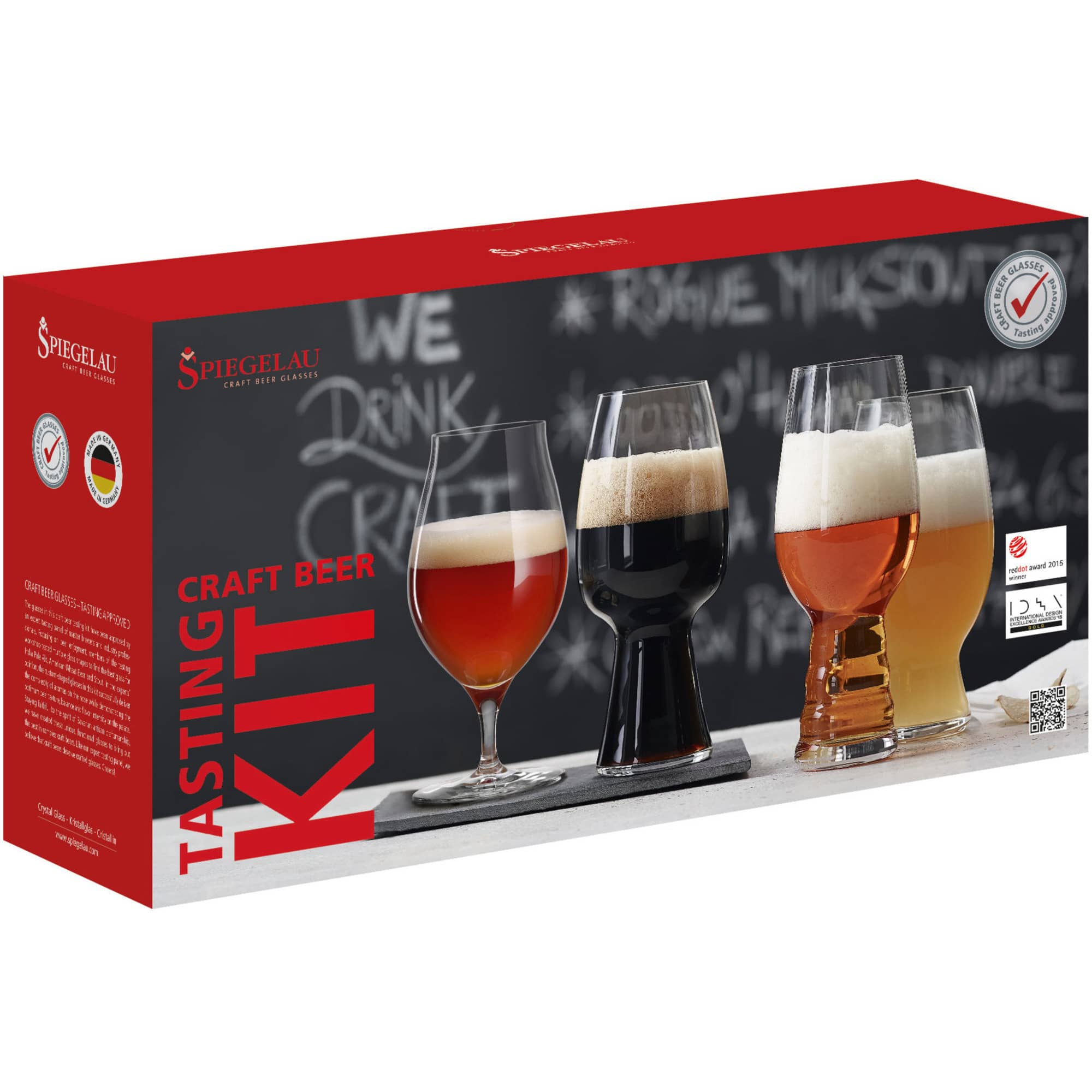 Beer Classics Ølprøve sett 4-stk. klar