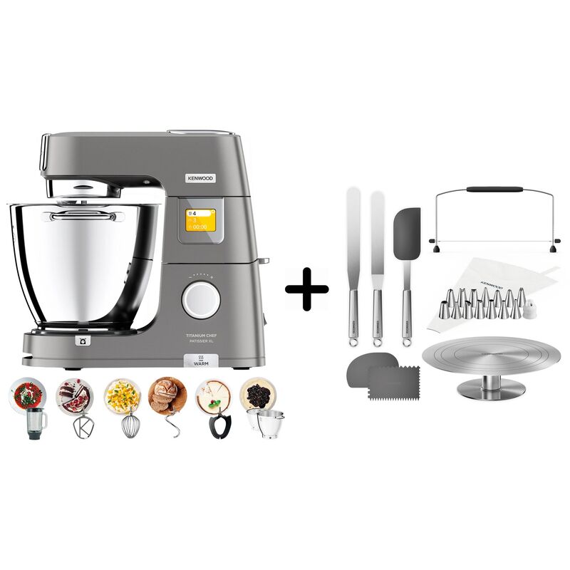Chef Patissier XL köksmaskin + KWSD100 set för tårtdekorering