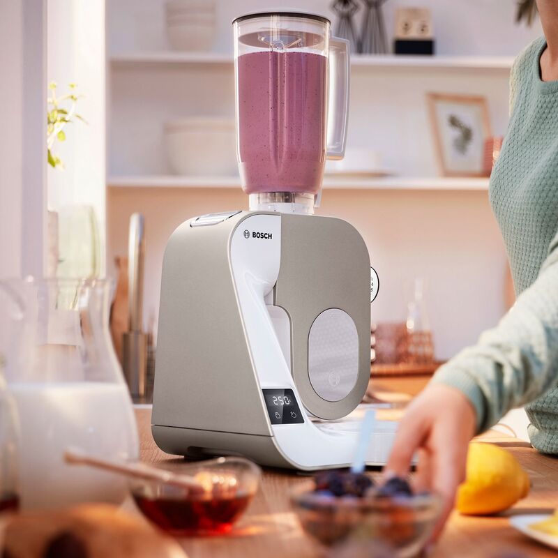 Serie 4 MUM5XW20 köksmaskin, 1000 W, vit/champagne