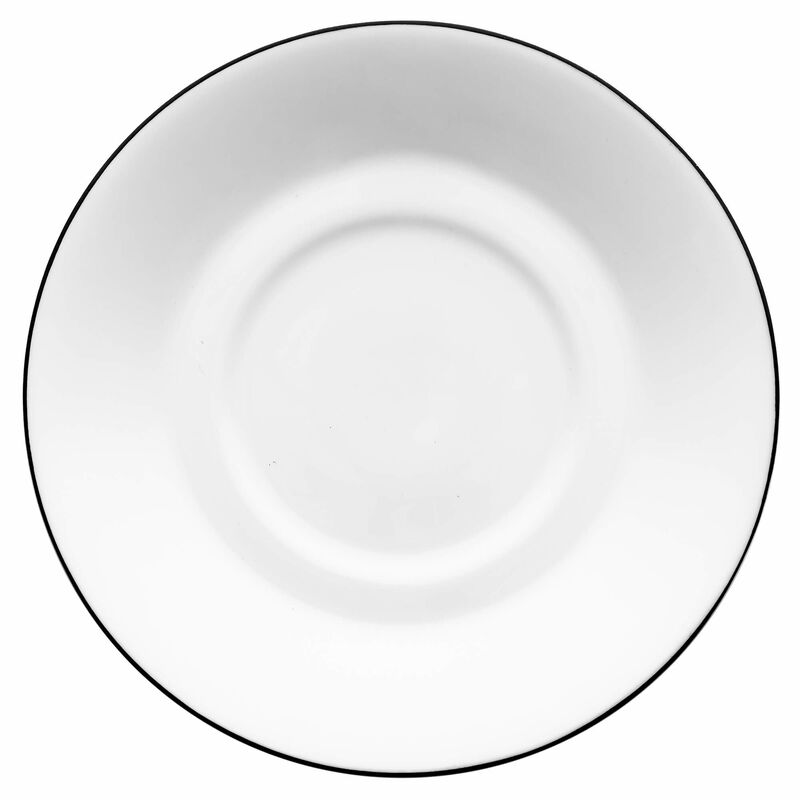 Natur Snøhvit tekopp med skål, 250 ml