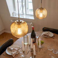 Vibra taklampe 35 cm, amber