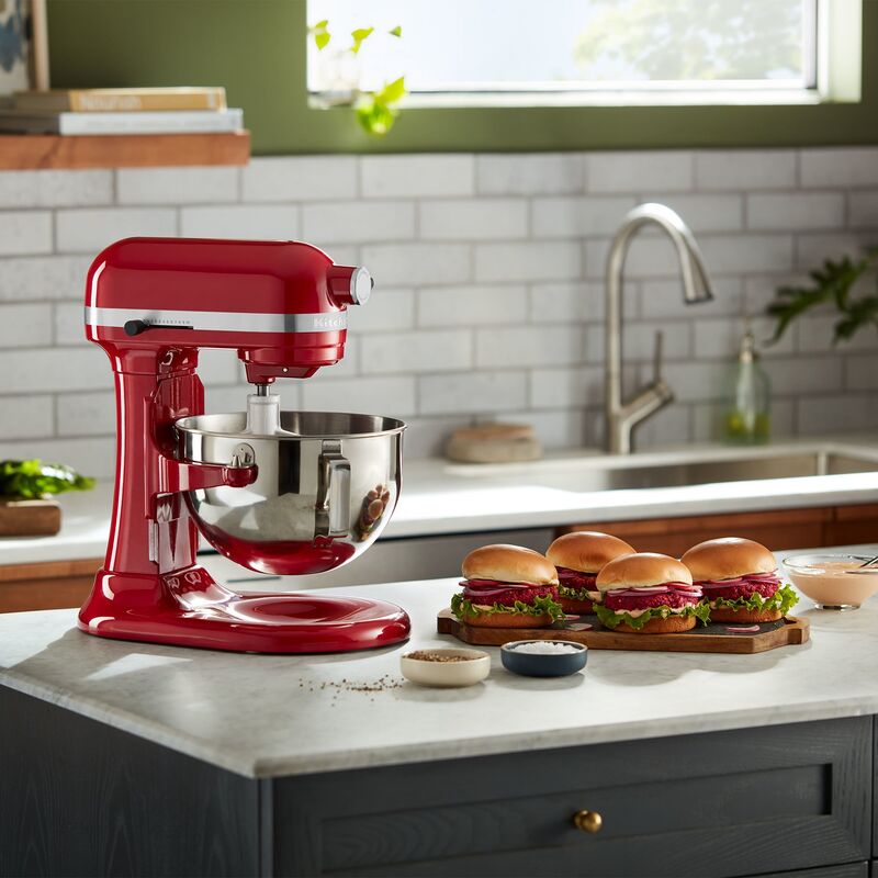 Köksmaskin med lyftarm 5,2 liter, röd