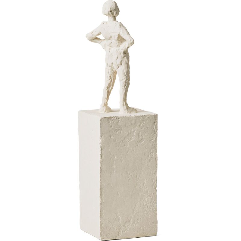 Astro Løve stjernetegnsfigur, hvid