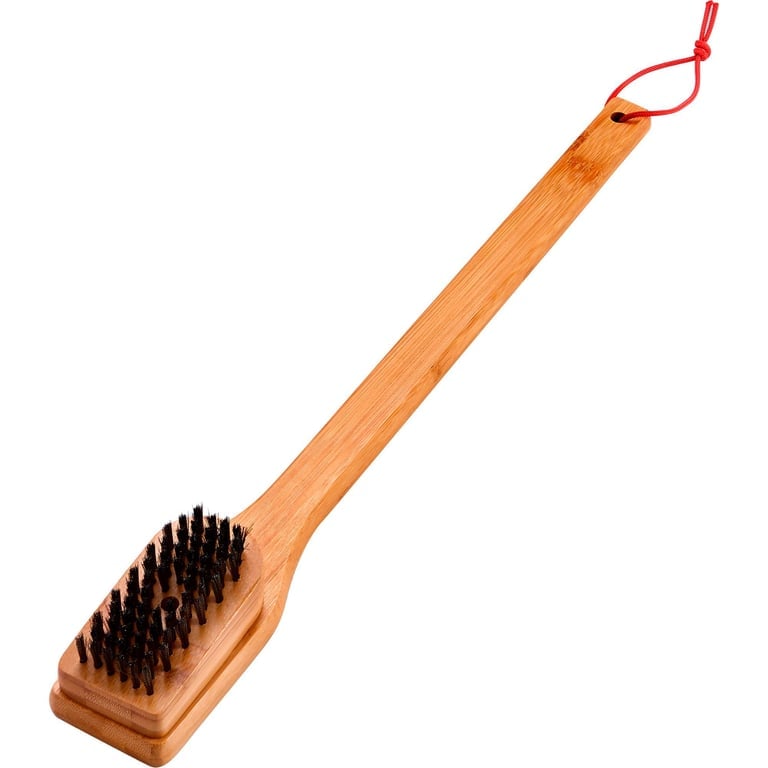 Grillbørste, 46 cm., bambus