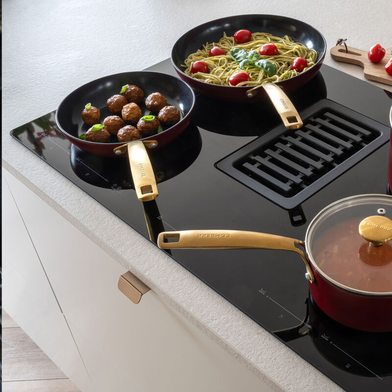 Combekk Stekepannesett 20 + 28 cm, bordeaux