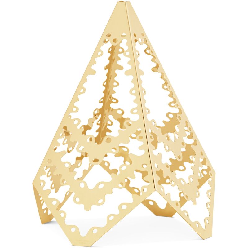 2022 Juletre, gull, medium