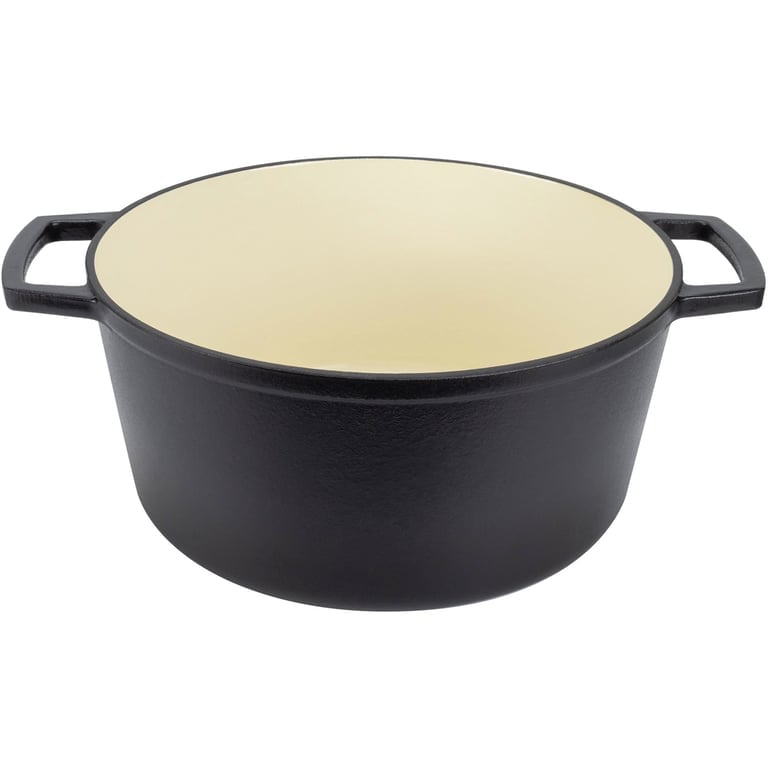Gjutjärnsgryta 6 L Mattsvart