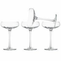 Opacity champagneglas 30 cl 4-pack, klar