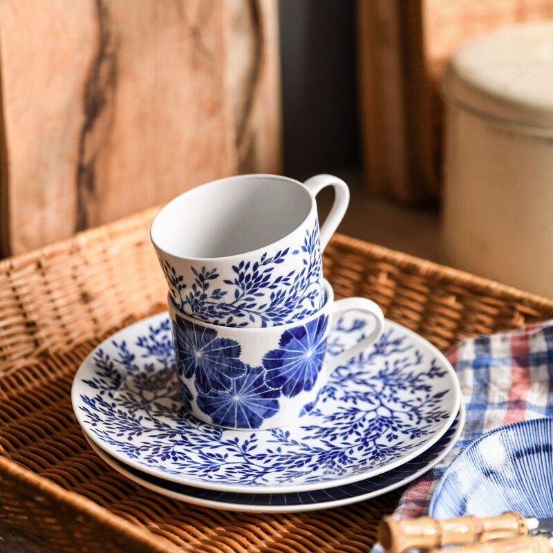 Myrten asetti, 21 cm, sininen