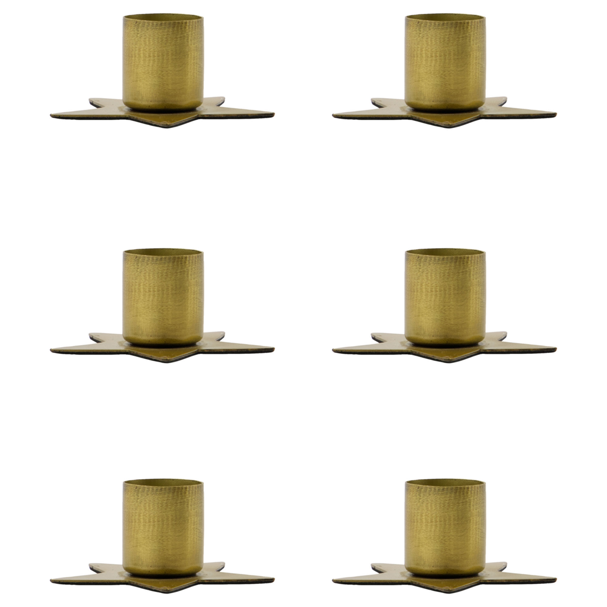 House Doctor Stjerne Lysestage 6 stk.