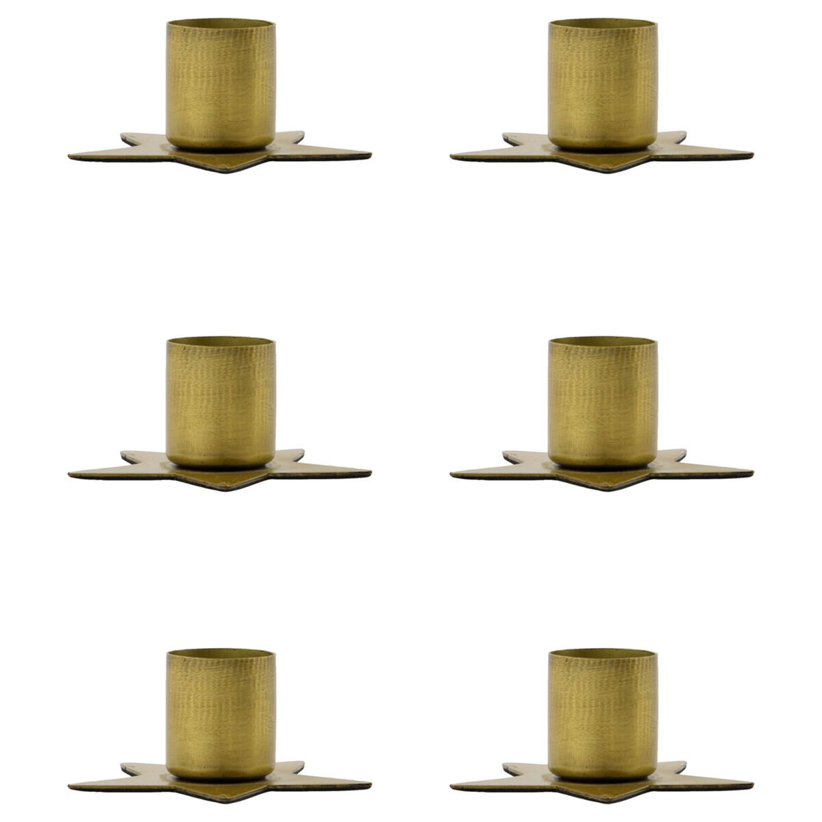 House Doctor Stjerne lysestake 6-pakning