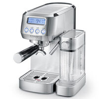 Caso Gourmet Latte Espressomaskine, sølv