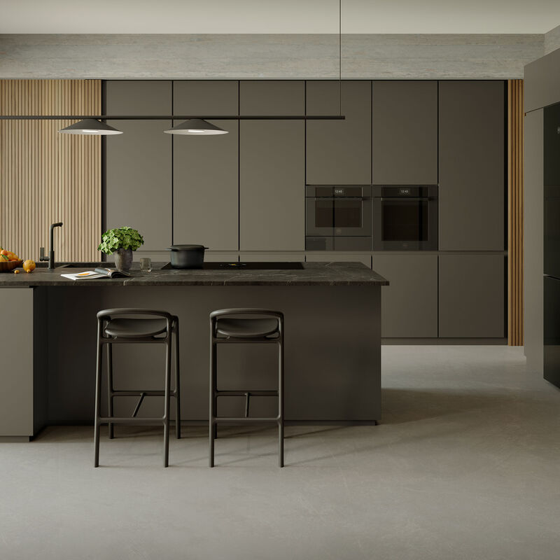 FMOD6117CTS3 Modern dampovn pyrolyse 80 liter, obsidian