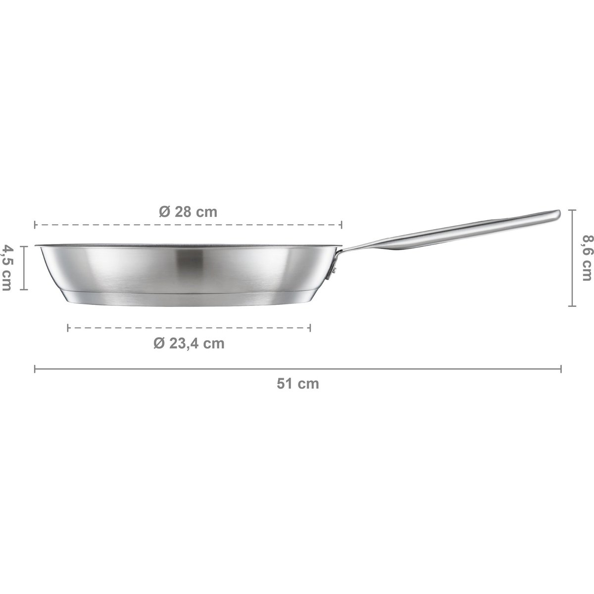 All Steel stekepanne, 28 cm