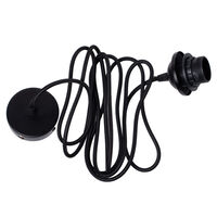 E27 taksladd 3 m, svart