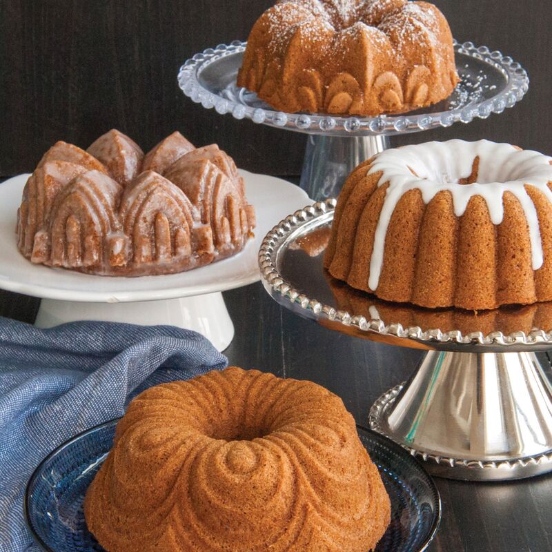 Bundt-bageform m. plads til 4 kager