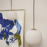 Vibra taklampe 35 cm, opal