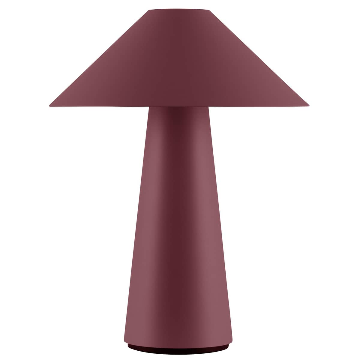 Cannes portabel bordslampa, burgundy