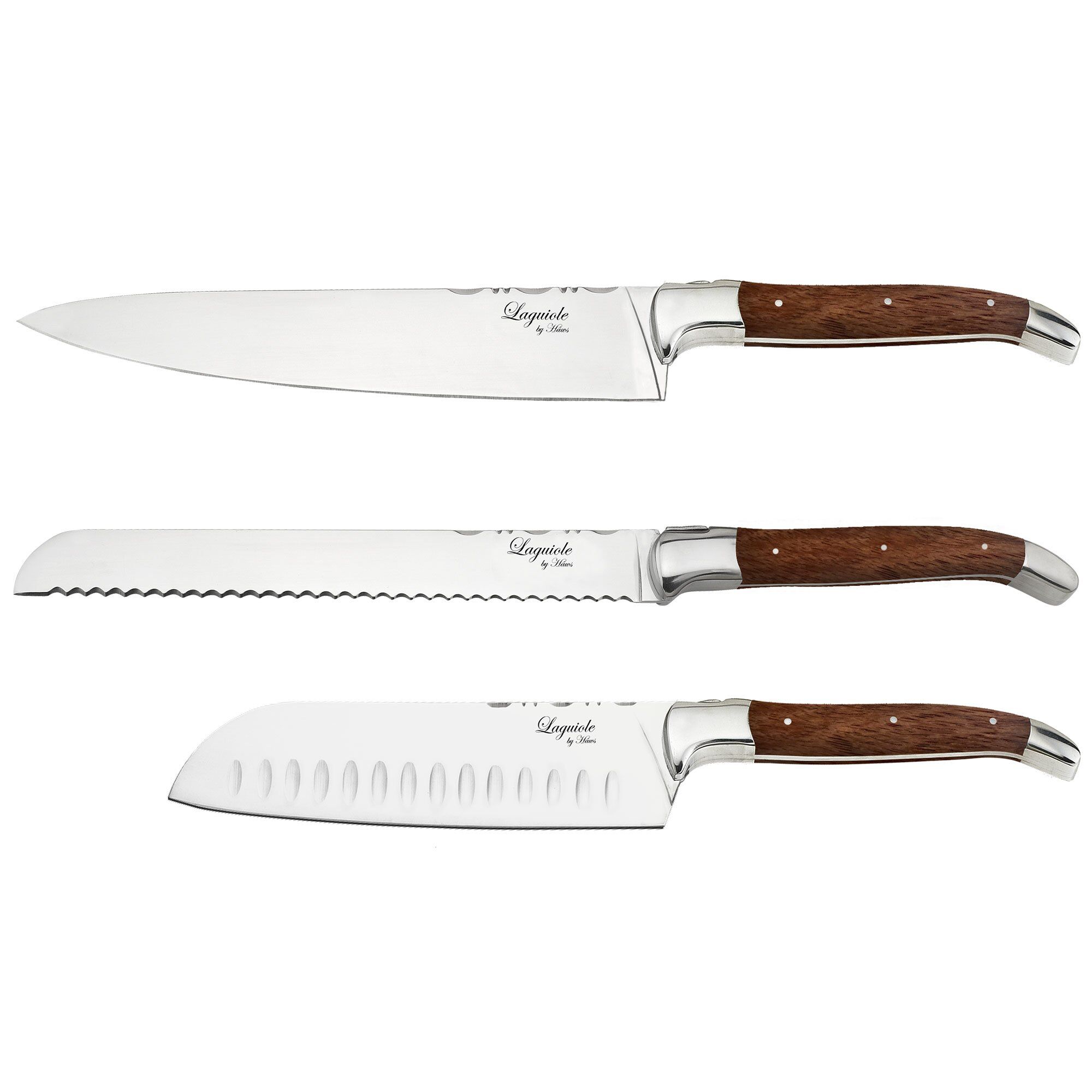 Knivset 3 delar, Rosenwood