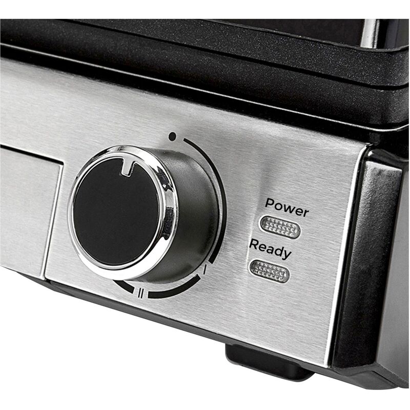 Møn Proff bord-/paninigrill, rostfri/svart