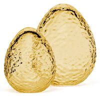Ägg påskdekoration 12 cm, honey