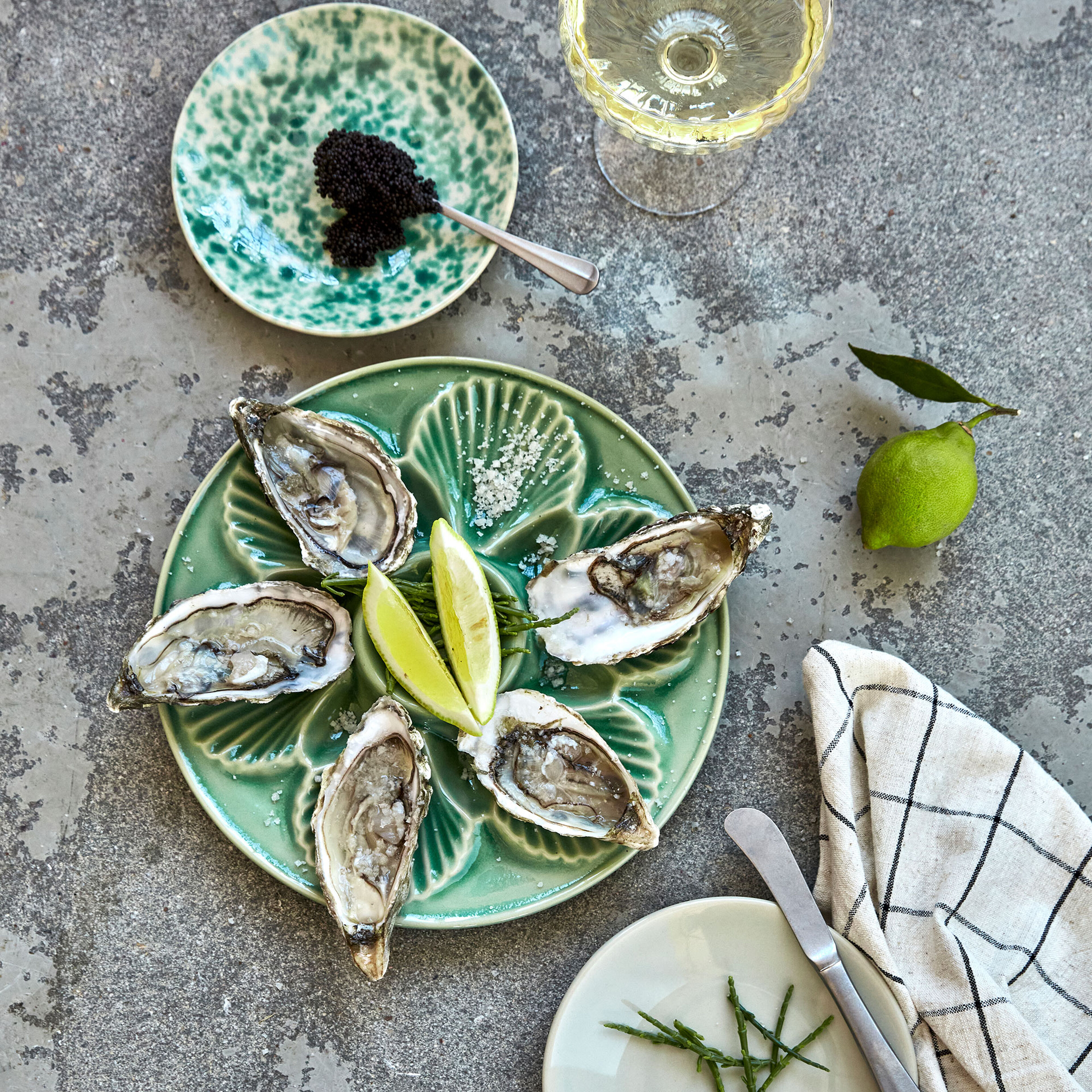 Diva tarjoilulautanen 25 cm, vihreä