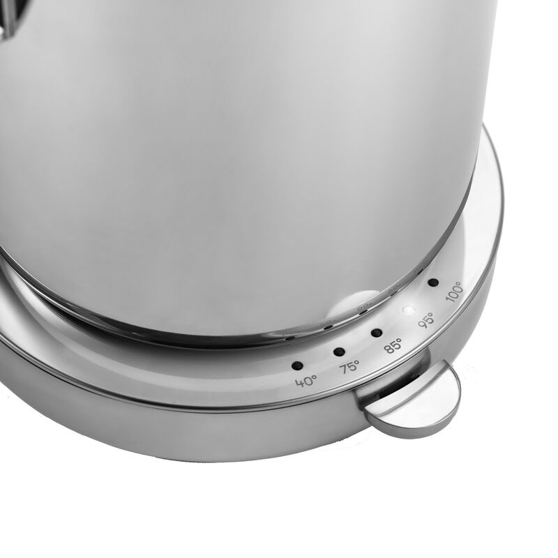 Elkedel 1,2 liter, poleret stål