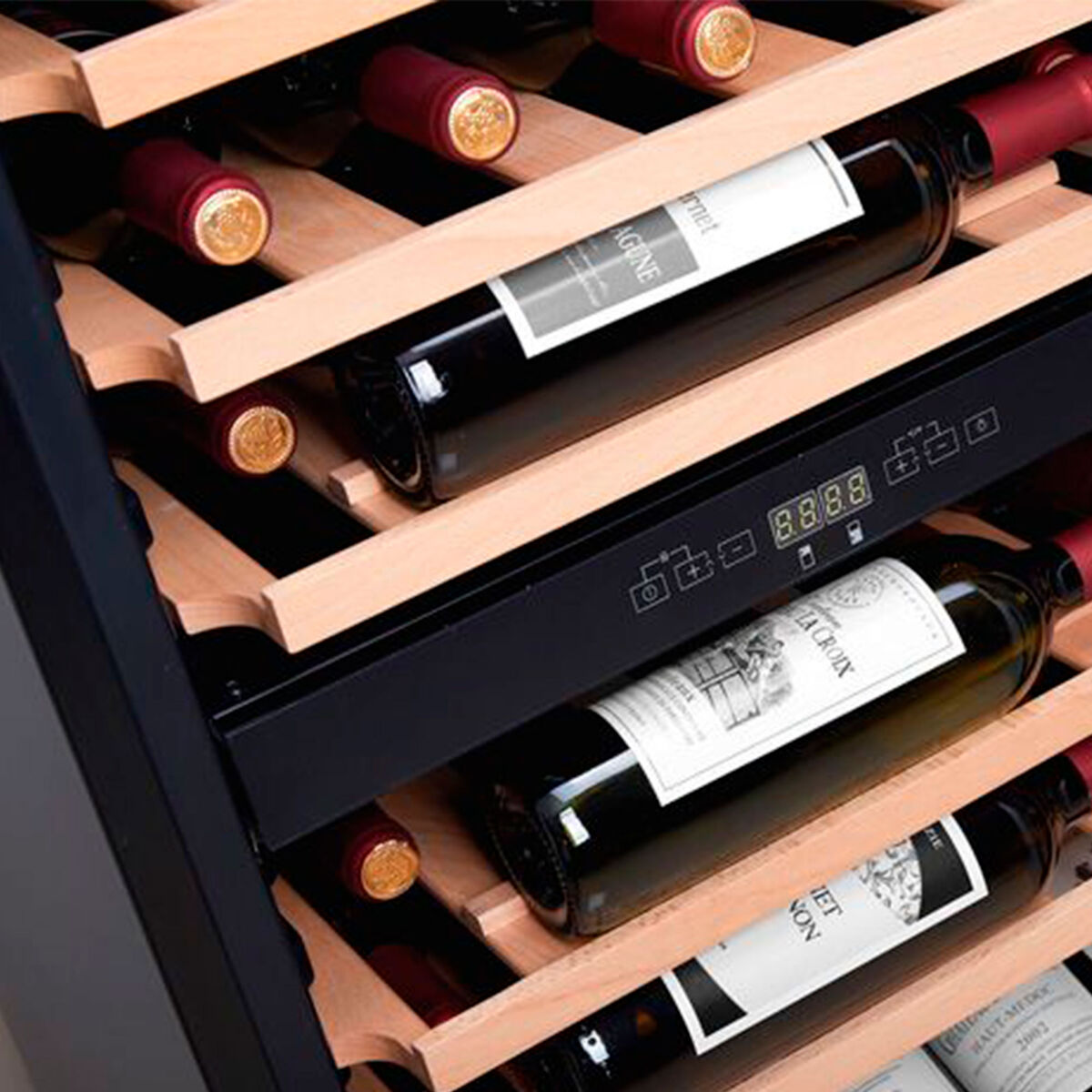 Polar Collection 51 vapaasti seisova viinikaappi 37 pulloa, black