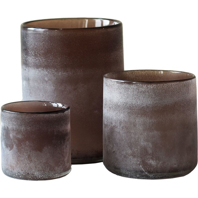 Frost-kynttilälyhty, 3 kpl, brown